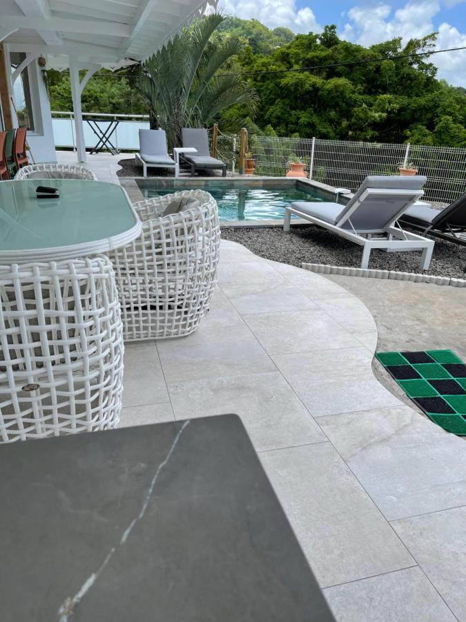 Les Appart Villa Sunbay Caraibes Avec Piscine Privative Vue Mer Et Montagne Le François エクステリア 写真
