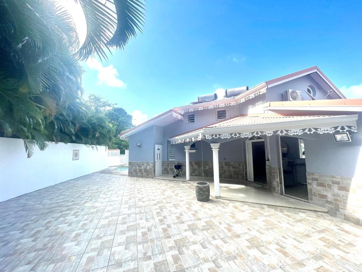 Les Appart Villa Sunbay Caraibes Avec Piscine Privative Vue Mer Et Montagne Le François エクステリア 写真
