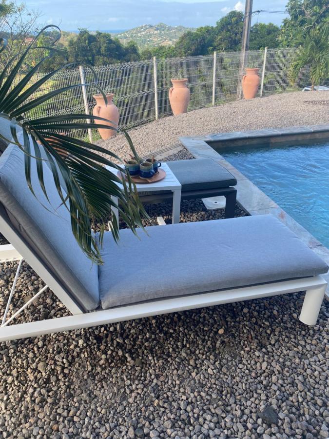 Les Appart Villa Sunbay Caraibes Avec Piscine Privative Vue Mer Et Montagne Le François エクステリア 写真