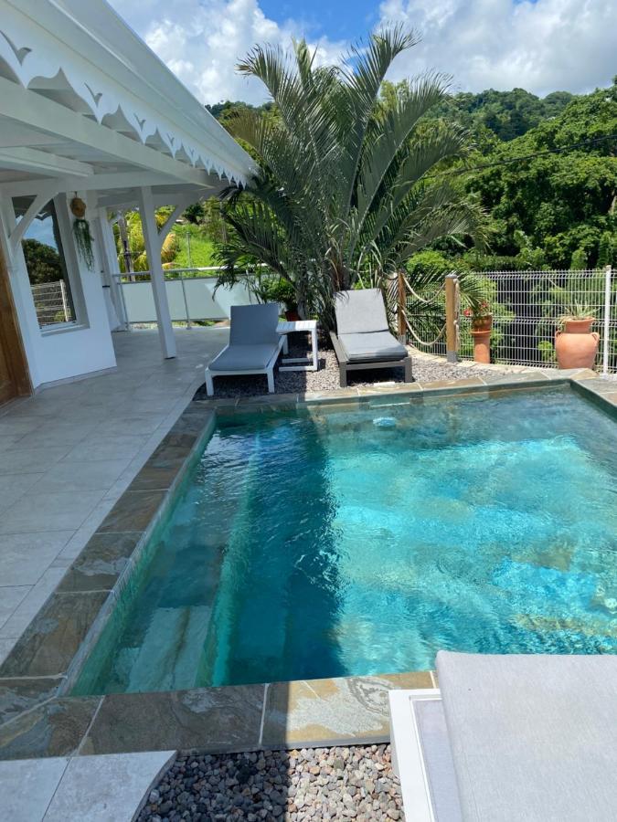 Les Appart Villa Sunbay Caraibes Avec Piscine Privative Vue Mer Et Montagne Le François エクステリア 写真