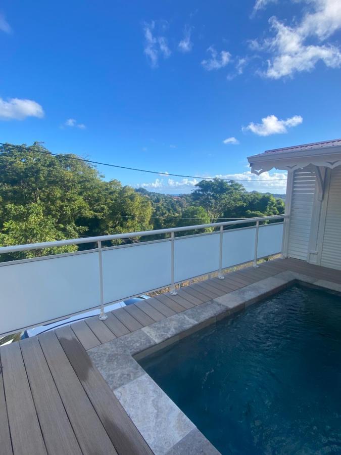 Les Appart Villa Sunbay Caraibes Avec Piscine Privative Vue Mer Et Montagne Le François エクステリア 写真