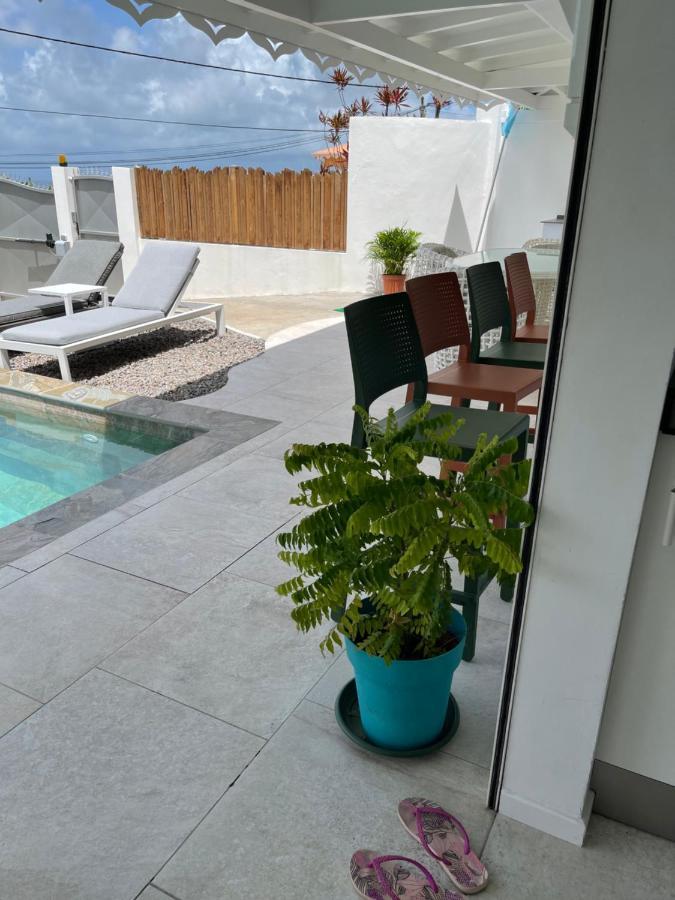 Les Appart Villa Sunbay Caraibes Avec Piscine Privative Vue Mer Et Montagne Le François エクステリア 写真